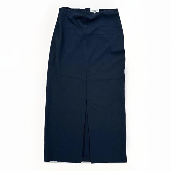 Ivan Grundahl Wool Blend Slit Front Maxi Skirt - Picture 1 of 8